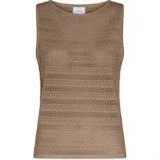 LA ROUGE TOP, ALMA KNIT TOP, SAND