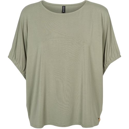 PREPAIR BLUSE, ATHENA T-SHIRT, DUSTY GREEN