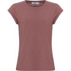 CC HEART ❤️ T-SHIRT, BASIS ROUND NECK T-SHIRT, APPLE BUTTER 