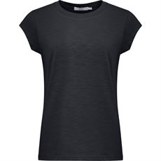 CC HEART ❤️ T-SHIRT, BASIS ROUND NECK T-SHIRT, DARK STONE GREY