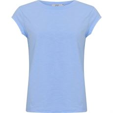 CC HEART ❤️ T-SHIRT, BASIS ROUND NECK T-SHIRT, POWDER BLUE