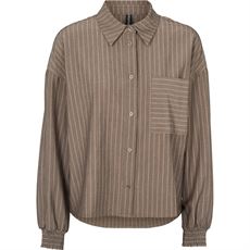 PREPAIR SKJORTE, LIZETTE SHIRT, TAUPE