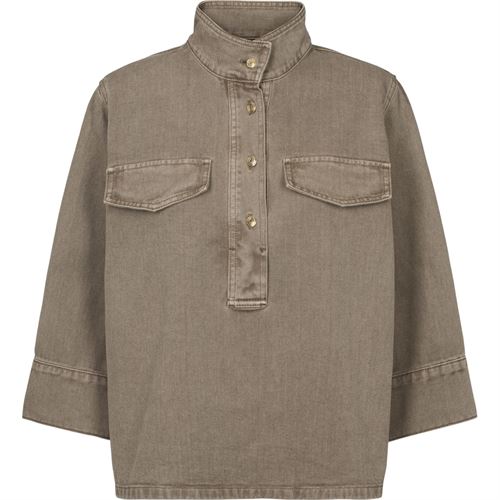 PREPAIR BLUSE, BIANCA BLOUSE, LATTE