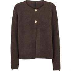 PREPAIR CARDIGAN, NOA KNIT CARDIGAN, BROWN