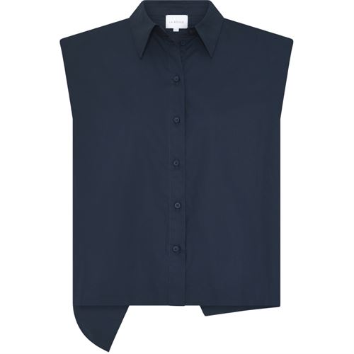 LA ROUGE BLUSE, PIA BLOUSE, DARK NAVY