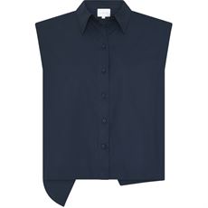 LA ROUGE BLUSE, PIA BLOUSE, DARK NAVY