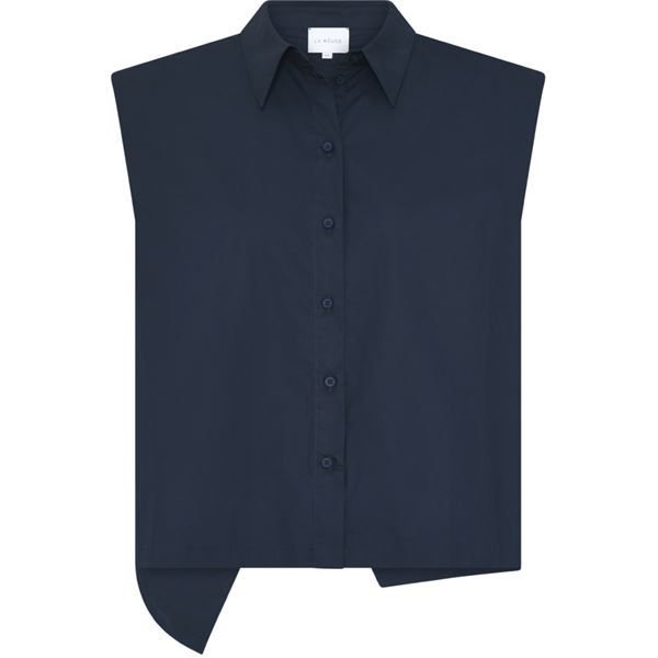 LA ROUGE BLUSE, PIA BLOUSE, DARK NAVY