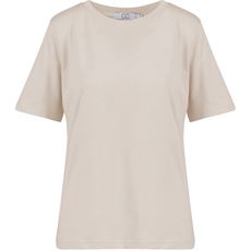 CC HEART ❤️ T-SHIRT, BASIS REGULAR T-SHIRT, CREME