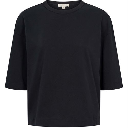 ESMÉ STUDIOS T-SHIRT, ESSIGNE 2/4 BOXY T-SHIRT, BLACK