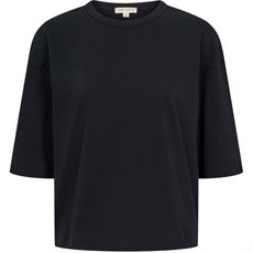 ESMÉ STUDIOS T-SHIRT, ESSIGNE 2/4 BOXY T-SHIRT, BLACK