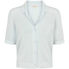 ESMÈ STUDIOS CARDIGAN, ESNOLA SS KNIT CARDIGAN GOTS, PALE BLUE