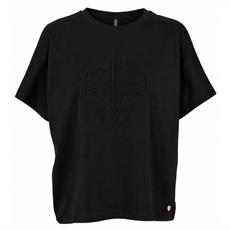 PREPAIR T-SHIRT, ALBA T-SHIRT, BLACK