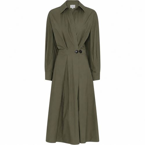 LA ROUGE KJOLE, PIA DRESS, ARMY GREEN