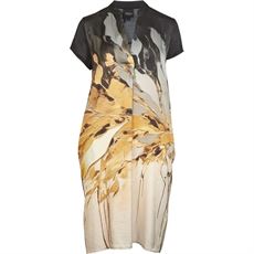 NÜ DENMARK KJOLE, AIA DRESS, YELLOW MIX
