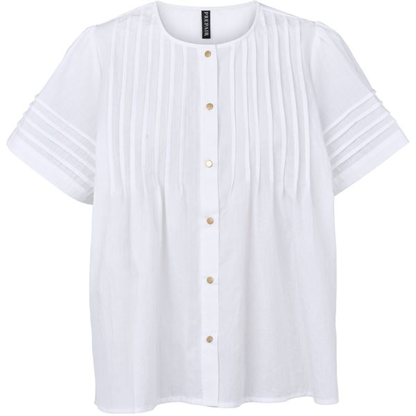 PREPAIR BLUSE, DAHLIA BLOUSE, WHITE