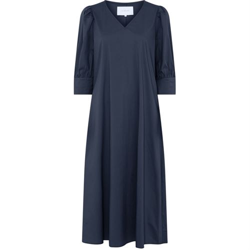LA ROUGE KJOLE, KAMILLA S/S DRESS, NAVY