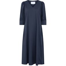 LA ROUGE KJOLE, KAMILLA S/S DRESS, NAVY