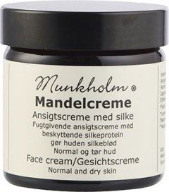 MUNKHOLM ANSIGTSCREME, MANDELCREME, 60 ML