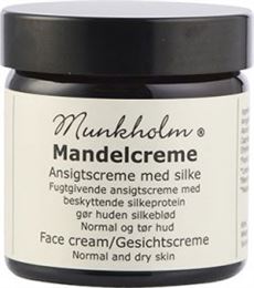 MUNKHOLM ANSIGTSCREME, MANDELCREME, 60 ML