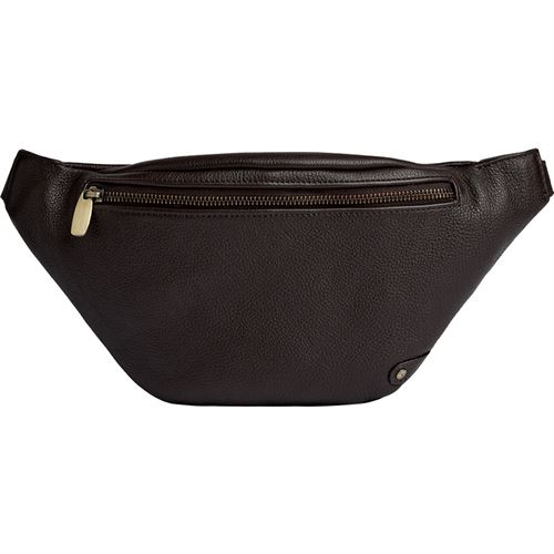 DEPECHE BUMBAG, LÆDER BUMBAG 12556, MOCCA