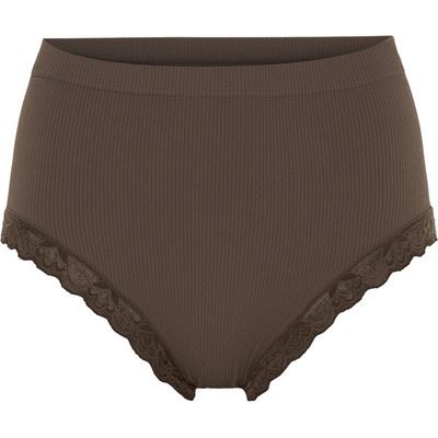 TIM OG SIMONSEN TRUSSE, FELINE RIB MIDI PANTIES, NOCE