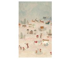 MAILEG GAVEPAPIR, SANTA IS COMING, 10 METER