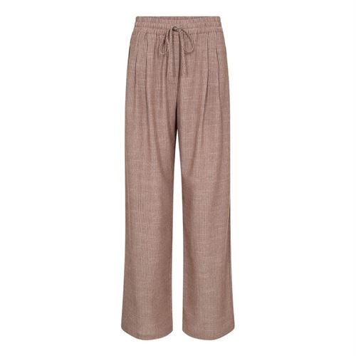 CO`COUTURE BUKSER, JIHOCC STRIPE PANT, BROWN