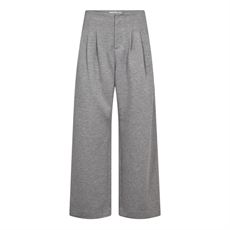CO`COUTURE BUKSER, LANCECC PLEAT SWEATPANT, GREY MELANGE