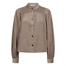 CO`COUTURE SKJORTE, DAISYCC CORD SHIRT, WALNUT