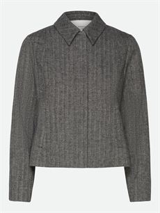 ROSEMUNDE JAKKE, RWSOPHIA WOOL LS SHORT JACKET, BLACK