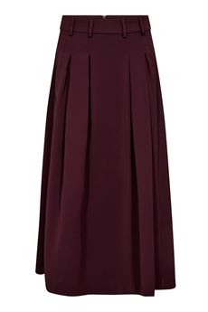 CO`COUTURE NEDERDEL, ANYACC PLEAT SKIRT, WINERED