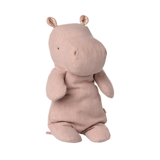 MAILEG NÆSEHORN, HIPPO, MEDIUM, LIGHT ROSE