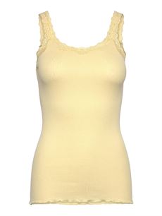 ROSEMUNDE TOP, RWBABETTE SILK SL U-NECK LONG LACE TOP, FLAN