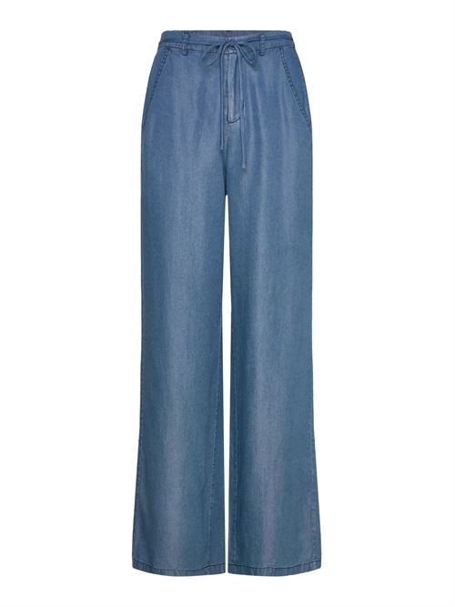 ROSEMUNDE BUKSER, RWDALLAS MW TROUSERS, MEDIUM DENIM TROUSERS