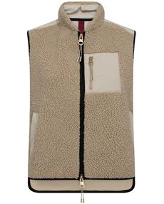 MOS MOSH VEST, MMROWE ELI TEDDY VEST, FEATHER GRAY