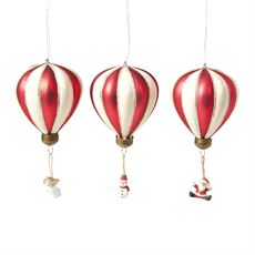 SPEEDTSBERG JULEKUGLE LUFTBALLON MED FIGUR