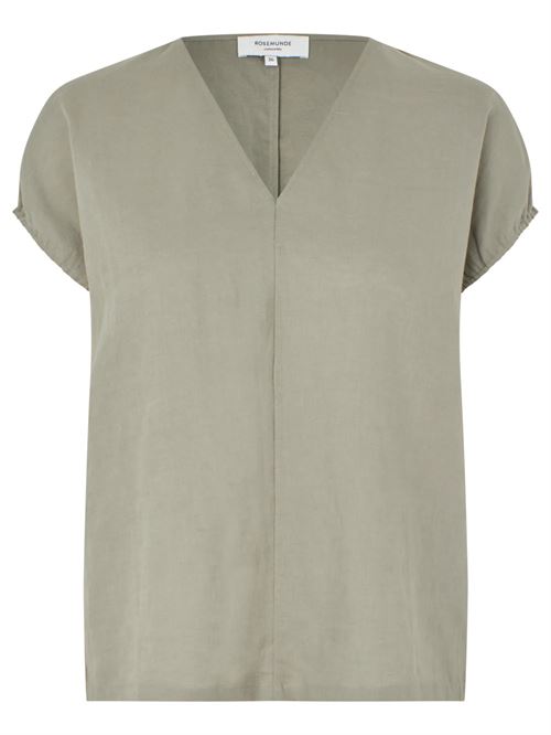 ROSEMUNDE TOP, RWESTHER LINEN CAPSLEEVE TOP, DRIED SAGE