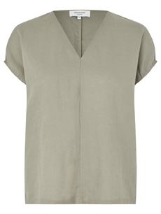 ROSEMUNDE TOP, RWESTHER LINEN CAPSLEEVE TOP, DRIED SAGE