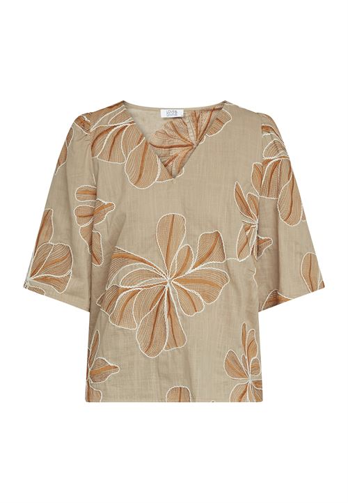 LOVE & DIVINE BLUSE, LOVE1339, SAND FLOWER