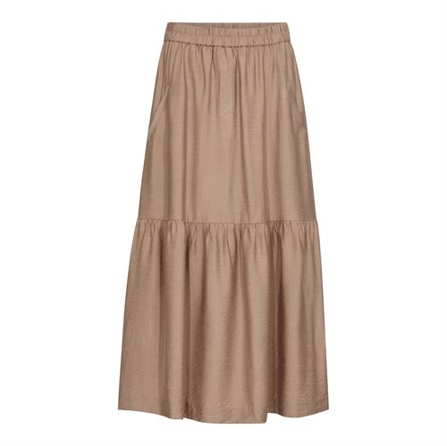 CO`COUTURE NEDERDEL, HERACC GYPSY SKIRT, NUDE