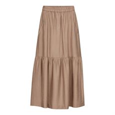CO`COUTURE NEDERDEL, HERACC GYPSY SKIRT, NUDE