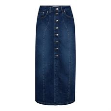 CO`COUTURE NEDERDEL, TYLERCC DENIM SKIRT, DENIM BLUE