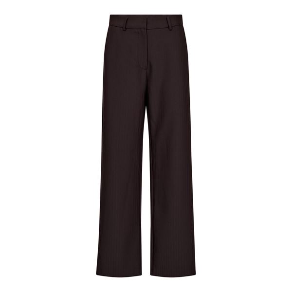 CO`COUTURE BUKSER, ZELLACC WIDE PANT, DARK BROWN