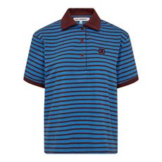 CO`COUTURE POLO, HAYESCC POLO SS TEE, NEW BLUE