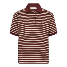 CO`COUTURE POLO, HAYESCC POLO SS TEE, WINERED