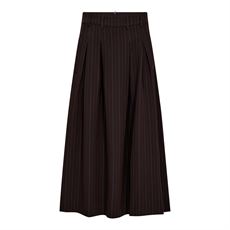 CO`COUTURE NEDERDEL, ANYACC TRINNY PLEAT SKIRT, DARK BROWN