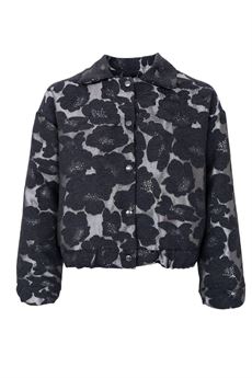 BLACK COLOUR BOMBER JAKKE, BCJACKIE BOMBER JACKET, GOLD