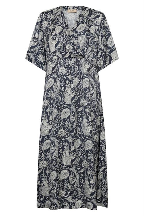 MOS MOSH KJOLE, MMHOSH WINDING DRESS, INDIA INK
