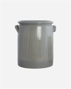 HOUSE DOCTOR URTEPOTTE, HDPOTTERY M, LYSEGRÅ