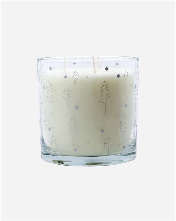 HOUSE DOCTOR LYS I GLAS, HDADVENT, SØLV